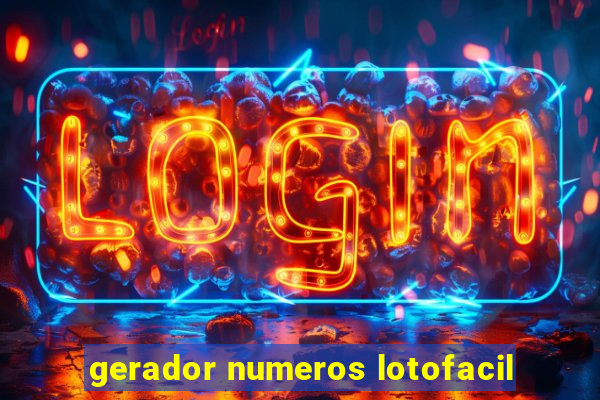 gerador numeros lotofacil